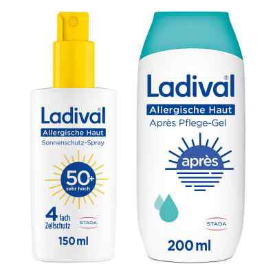 Ladival Sonnenschutzspray LSF 50 und Apres Gel