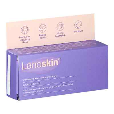 Lanoskin czysta lanolina 100%  30 g od PRZEDSIĘBIORSTWO FARMACEUTYCZNE  PZN 08303278