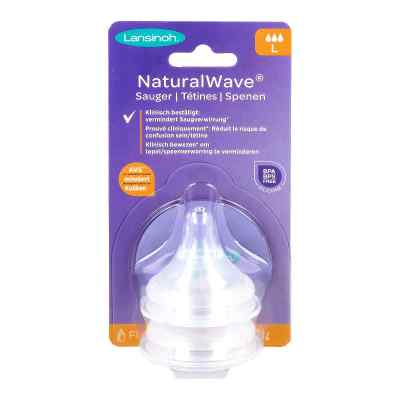 Lansinoh Naturalwave smoczek L 2 szt. od Lansinoh Laboratories Inc. Niederlassung Deutschla PZN 10272975
