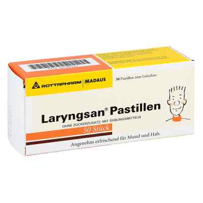 Laryngsan pastylki 50 szt. od Viatris Healthcare GmbH PZN 02180242