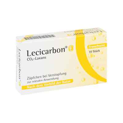 Lecicarbon E Co2 Laxans czopki 10 szt. od athenstaedt GmbH & Co KG PZN 04018681