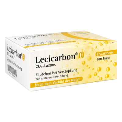 Lecicarbon E Co2 Laxans czopki 100 szt. od athenstaedt GmbH & Co KG PZN 04018882