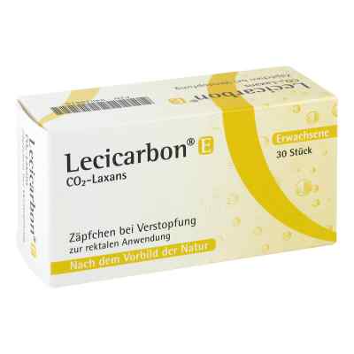 Lecicarbon E Co2 Laxans czopki 30 szt. od athenstaedt GmbH & Co KG PZN 04018818