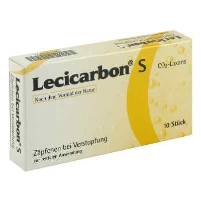 Lecicarbon S Co2 Laxans Suppos. 10 szt. od athenstaedt GmbH & Co KG PZN 04033574