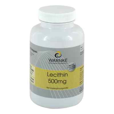 Lecithin 500 mg kapsułki 250 szt. od Warnke Vitalstoffe GmbH PZN 02530883