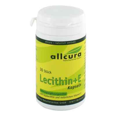 Lecytyna kapsułki + witamina E  30 szt. od allcura Naturheilmittel GmbH PZN 04672481