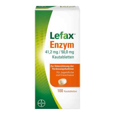 Lefax Enzym tabletki do żucia 100 szt. od Bayer Vital GmbH PZN 14329991