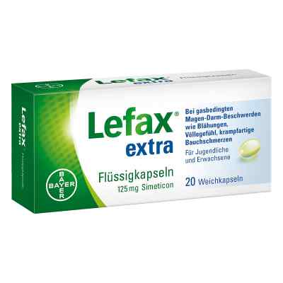 Lefax extra kapsułki 20 szt. od Bayer Vital GmbH PZN 00614943