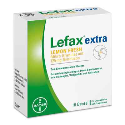Lefax extra Lemon Fresh granulat 16 szt. od Bayer Vital GmbH PZN 09013180
