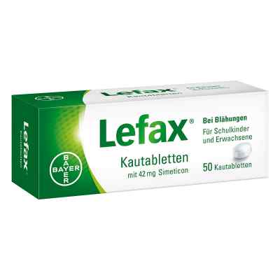 Lefax Kautabl. 50 szt. od Bayer Vital GmbH PZN 02487928