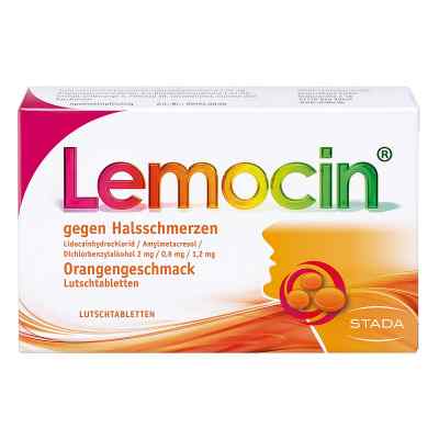 Lemocin Gegen Halsschmerzen Orangengeschmack Lut. 24 szt. od STADA Consumer Health Deutschlan PZN 17537371
