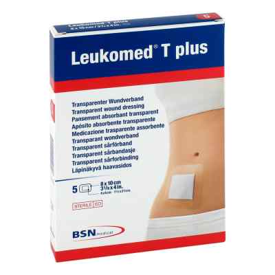 Leukomed transparent plus sterile Pflaster 8x10 cm