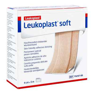 Leukoplast Soft Pflaster 4 cmx5 m Rolle 1 szt. od BSN medical GmbH PZN 13838383