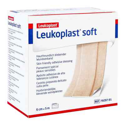 Leukoplast Soft Pflaster 6 cmx5 m Rolle 1 szt. od BSN medical GmbH PZN 13838408