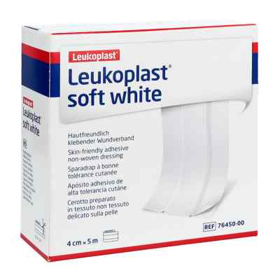 Leukoplast soft white Pflaster 4 cmx5 m Rolle 1 szt. od BSN medical GmbH PZN 15424119
