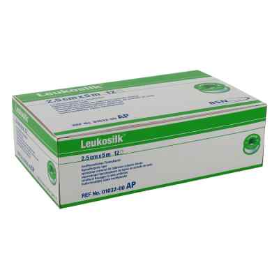 Leukosilk 5 m x 2,50 cm 1032 12 szt. od BSN medical GmbH PZN 04593652