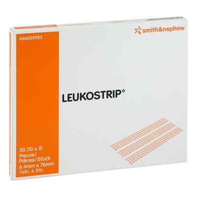 Leukostrip Wundnahtstreifen 6,4 x 76 mm 10X3 szt. od Smith & Nephew GmbH PZN 07610380