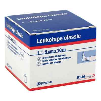 Leukotape Classic 10 m x 5 cm biel 2207 1 szt. od BSN medical GmbH PZN 00499732