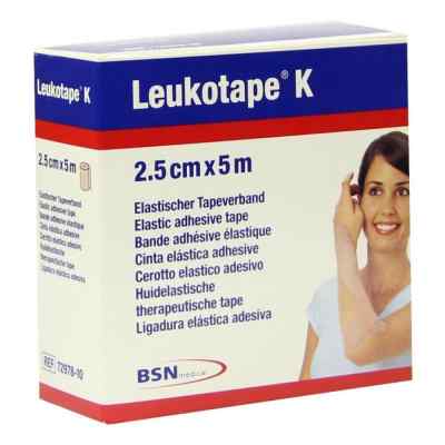Leukotape K 2,5 cm hautfarben