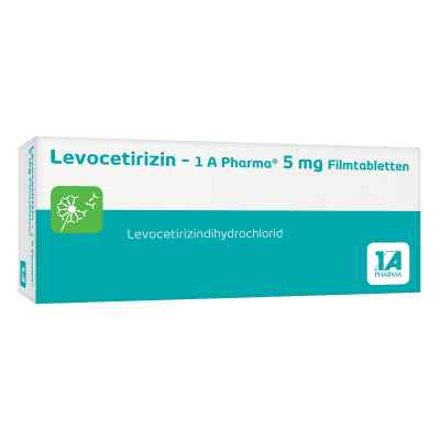 Levocetirizin-1a Pharma 5 mg Filmtabletten 20 szt. od 1 A Pharma GmbH PZN 14243947