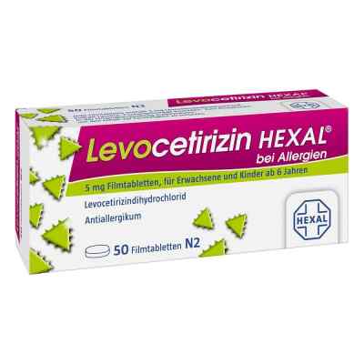Levocetirizin Hexal bei Allergien 5 mg Filmtabletten  50 szt. od Hexal AG PZN 14241664