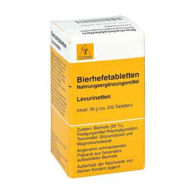 Levurinetten drożdże piwne tabletki 250 szt. od Teofarma s.r.l. PZN 01352209