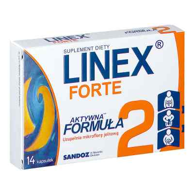 Linex Forte kapsułki 14  od LEK PHARMACEUTICALS D.D. PZN 08301868