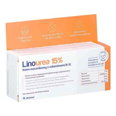 Linourea 15% Krem mocznikowy z wit. A i E 50 g od  PZN 08304047