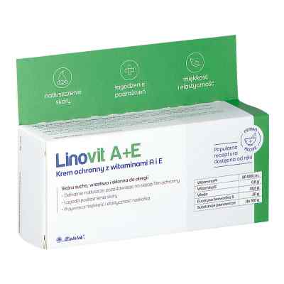 Linovit A+E Krem ochronny z wit. A i E 50 g od PRZEDSIĘBIORSTWO FARMACEUTYCZNE 