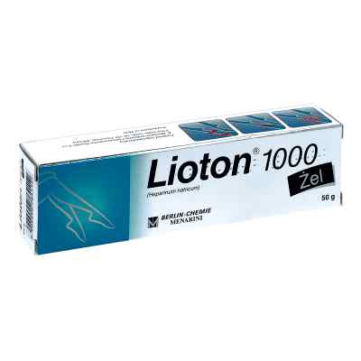 Lioton 1000 żel 50 g od A.MENARINI MANUFACTURING LOGIST. PZN 08300566