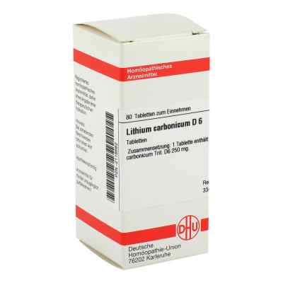 Lithium Carb. D 6 tabletki 80 szt. od DHU-Arzneimittel GmbH & Co. KG PZN 02118562