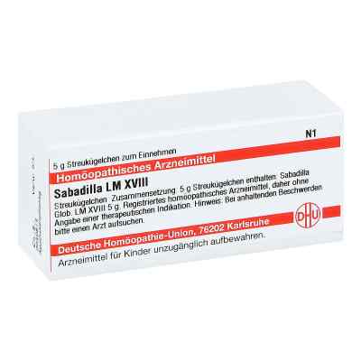 Lm Sabadilla Xviii Globuli 5 g od DHU-Arzneimittel GmbH & Co. KG PZN 04508557