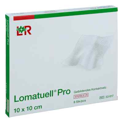 Lomatuell Pro 10x10 cm steril 8 szt. od B2B Medical GmbH PZN 15201678