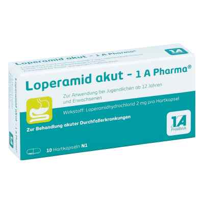 Loperamid akut 1a Pharma kapsułki  10 szt. od 1 A Pharma GmbH PZN 01338066