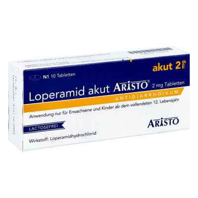 Loperamid akut Aristo 2 mg tabletki 10 szt. od Aristo Pharma GmbH PZN 07756497