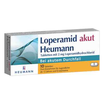 Loperamid akut Heumann Tabl. 10 szt. od HEUMANN PHARMA GmbH & Co. Generi PZN 04633535