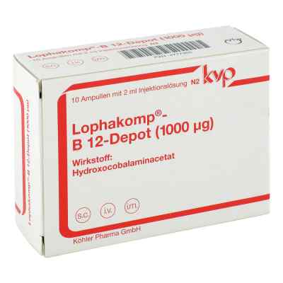 Lophakomp B 12 Depot 1000 [my]g Inj.-lsg. 10X2 ml od Köhler Pharma GmbH PZN 04777955