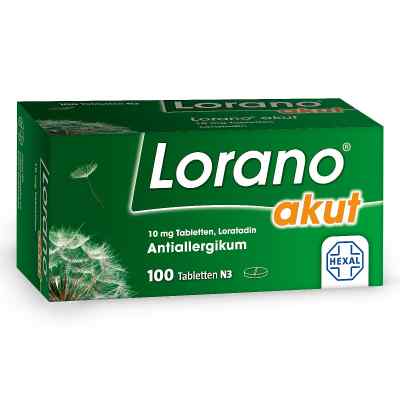 Lorano® akut 10 mg Tabletki 100 szt. od Hexal AG PZN 07224435