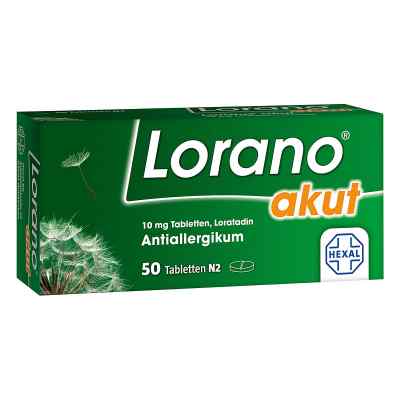 Lorano tabletki na alergię 50 szt. od Hexal AG PZN 07222904
