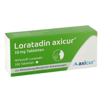 Loratadin axicur 10 mg tabletki 100 szt. od PZN 14293796