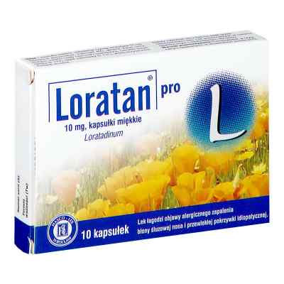 Loratan pro kapsułki 10  od PRZEDSIĘBIORSTWO PRODUKCJI FARMACEUTYCZNEJ HASCO-L PZN 08302758