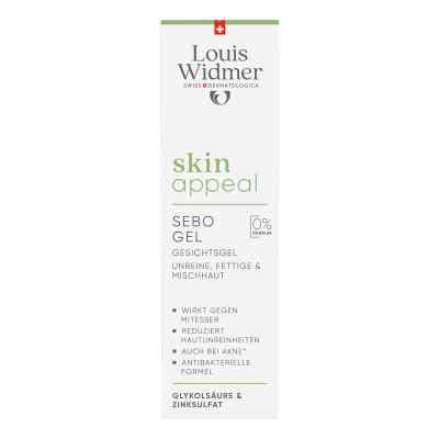 Louis Widmer skinappeal Sebo Gel bez zapachu