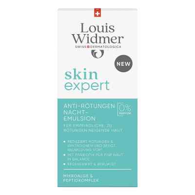 Louis Widmer skinexpert przeciw zaczerwienieniom, emulsja na noc 50 ml od LOUIS WIDMER GmbH PZN 19146918