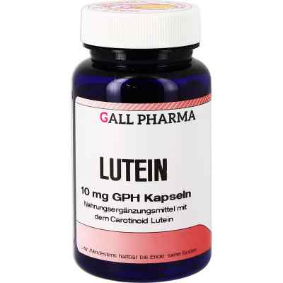 Lutein 10 mg Kapseln 30 szt. od GALL-PHARMA GmbH PZN 06075134