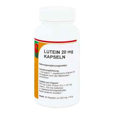 Lutein 20 mg Kapseln 90 szt. od Reinhildis-Apotheke PZN 10309862