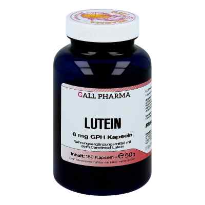 Lutein 6 mg Kapsułki 180 szt. od GALL-PHARMA GmbH PZN 00768534