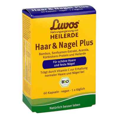 Luvos Heilerde Bio Haar & Nagel Plus Kapseln 60 szt. od Heilerde-Gesellschaft Luvos Just GmbH & Co. KG PZN 13780809