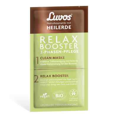 Luvos Heilerde Relax Booster&clean Maske 2+7,5ml 1 op. od Heilerde-Gesellschaft Luvos Just PZN 16036046