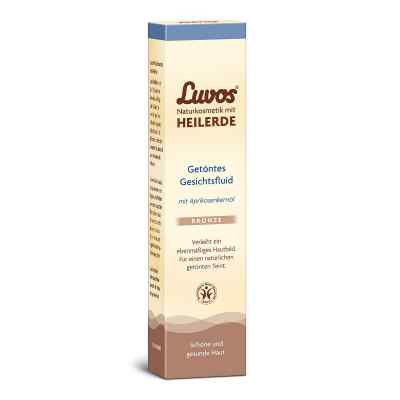 Luvos Naturkosmetik getoentes Gesichtsfluid bronze 50 ml od Heilerde-Gesellschaft Luvos Just PZN 09488457