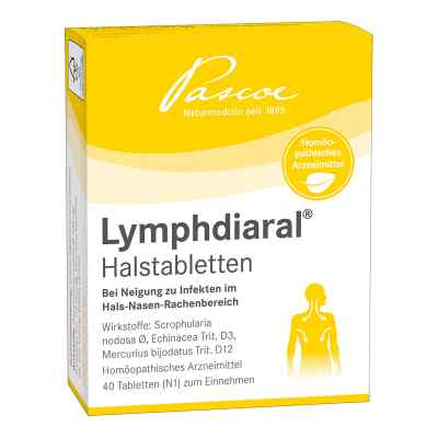 Lymphdiaral Halstabletten 40 szt. od Pascoe pharmazeutische Präparate PZN 01843864